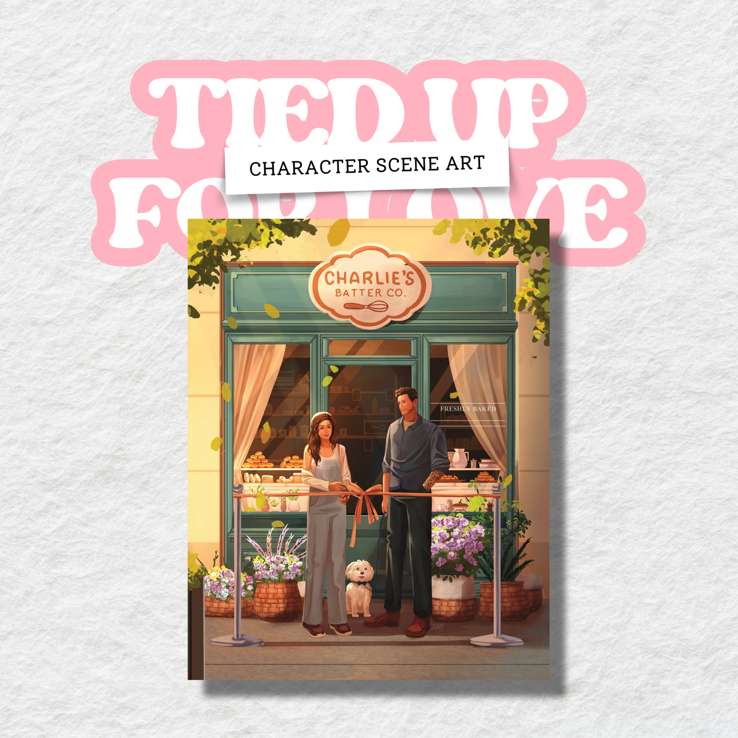 Tied Up for Love Character Art
